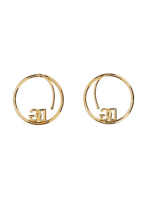 dolce gabbana hoop earrings|dolce and gabbana hoop earrings.